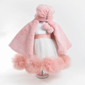 Capa si toca pentru bebelusi -  culoare roz